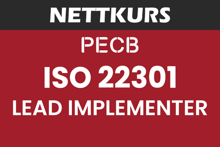 Nettkurs: PECB ISO 22301 Lead Implementer